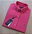 Camisa Social Linho Manga Curta Rosa Pink Logo Clássico Celeste - Imagem 1