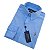 Camisa Social Ralph Lauren Tricoline Manga Longa Azul Claro Logo Colorido - Imagem 1