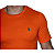 Camiseta Ralph Lauren Laranja Logo Clássico Verde - Imagem 3