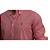 Camisa Ralph Lauren Micro Xadrez Manga Longa Vermelho Logo Colorido - Imagem 3