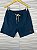 Short Sarja Ralph Lauren Marinho Logo Clássico Vermelho - Imagem 1