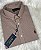 Camisa Ralph Lauren Quadriculada Manga Curta Caqui Logo Clássico Royal - Imagem 1