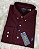Camisa Ralph Lauren Xadrez Manga Longa Bordo Listra Preto Logo Clássico Celeste - Imagem 1