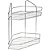 CANTONEIRA ARAMADO 2 DIVISORIAS CROMO 33X27X20CM - Imagem 2