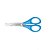 TESOURA ESCOLAR PULSE JACARE 13CM AZUL MAPED - Imagem 4