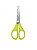 TESOURA ESCOLAR PULSE JACARE 13CM VERDE - Imagem 1