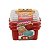 Kit 3pçs potes quadrados. 550ml cores sortidas MB - Imagem 3