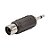 ADAPTADOR P1 PLASTICO - P1 MONO PARA JACK RCA - Imagem 1
