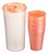 KIT JARRA 1400ML + 4 COPOS 450ML  ROSA PEROLADO - Imagem 4