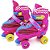 PATINS QUAD TURMA DA AVENTURA ROSA UNITOYS - Imagem 1