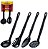 KIT C/COLHER/CONCHA/PEGADOR/ESCUMADEIRA DE NYLON A - Imagem 3