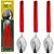 COLHER DE MESA PRIMAVERA INOX VERMELHO 3 PCS - Imagem 1