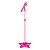 GUITARRA COM MICROFONE PEDESTAL ROCK SHOW ROSA - Imagem 12