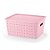 CESTO PRATICO RATTAN 21 LTS - ROSA - Imagem 2