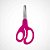 TESOURA ESCOLAR NEON CURVA LILAS ESCURO 13 CM BRW - Imagem 2