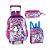 KIT ESCOLAR UNICORNIO MOCHILA ESTOJO LANCHEIRA - Imagem 1