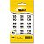 ETIQUETA RETANGULAR SINALIZACAO 110V PRETA 12X26MM - Imagem 3