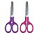 TESOURA ESCOLAR BAZZE CLUB 12CM MENINA - Imagem 2