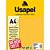 PAPEL A4 PEROLADO USAPEL AMARELO OURO 180G 30un - Imagem 2