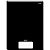 CADERNO BROCHURÃO 80FLS STIFF SLIM PRETO JANDAIA - Imagem 2