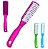 ESCOVA MULTIUSO RETANGULAR CLEAN PLASTICO SORT. - Imagem 3