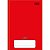 CADERNO BROCHURA 1/4 CAPA DURA D+ 48 VERMELHO - Imagem 1
