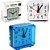 RELOGIO DE MESA DESPERTADOR RETANGULAR 6X5,5CM CZ2 - Imagem 3