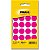 ETIQUETA REDONDA TP-19 MAGENTA FLUOR 19MM - Imagem 3