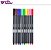 MARCADOR FINELINER 10 CORES 0.4MM ESTOJO - Imagem 3