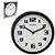 RELOGIO DE PAREDE REDONDO PRETO ARABICO 24CM - Imagem 3