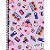 CADERNO 1 MATÉRIA CAPA DURA ESPIRAL POP COLLECTION - Imagem 12