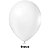 BALÃO 9" BRANCO METALIZADO 25 UN JOY - Imagem 1
