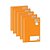CADERNO QUADRICULADO 1/4 STIFF 96FLS 1X1MM CD LARA - Imagem 2