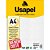 PAPEL VERGE 180 A4 BRANCO GOFFRATA 50FLS USAPEL - Imagem 2