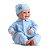 BONECA DIVER NEW BORN SONINHO OLHO MOVEL DIVERTOYS - Imagem 1