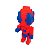 BLOCO DE MONTAR - DEFENSOR VERMELHO 64 PCS GGB - Imagem 3