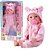 BONECA DIVER NEW BORN BRINCANDO DE PIJAMA MENINA - Imagem 3