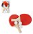 RAQUETE DE PING PONG C/2 PCS + 3 BOLINHAS FUNS WX4 - Imagem 3