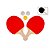 RAQUETE DE PING PONG C/2 PCS + 3 BOLINHAS FUNS WX4 - Imagem 4
