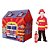 BARRACA DOBRAVEL ESTACAO BOMBEIRO DMTOYS - Imagem 1