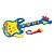 GUITARRA MUSICAL COM MICROFONE DM TOYS - Imagem 3