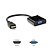 CABO ADAPT HDMI M/VGA F ADP-HDMIVGA10BK PLUSC - Imagem 2