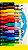 KIT DE COLORACAO COLORPEPS COM GIZ DE CERA LAPIS D - Imagem 3