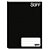 CADERNO BROCHURA 1/4 CD 96FLS STIFF PRETO FS JANDA - Imagem 1