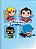Caderno Brochura Costurado 1/4 DC Super Friends 80 - Imagem 1