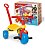 TRICICLO BASICO TCHUCO HEROI COM HASTE SAMBA TOYS - Imagem 1