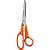 TESOURA MULTIUSO FIO LISO LARANJA 19CM UNIDADE 3562-7.1/2 - MUNDIAL - Imagem 5