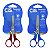 Tesoura Escolar CIS KS-269L Unidade – Ideal para Canhotos, 12cm, Segura e Ergonômica sortida - Imagem 2