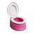 Pinico Troninho Nenê 900ml Rosa Plasnorthon Infantil - Imagem 2