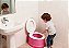 Pinico Troninho Nenê 900ml Rosa Plasnorthon Infantil - Imagem 1